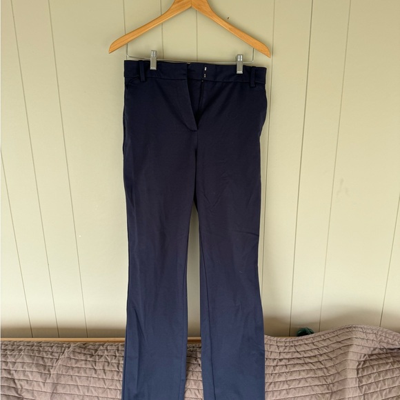 Talbots Pants - Talbots Navy Straight-Leg Pants
